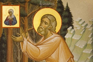 St Seraphim of Sarov icon